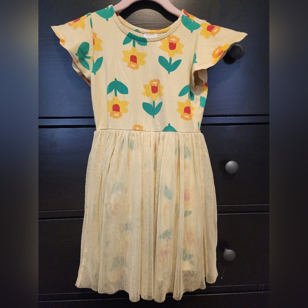 Hanna Andersson Yellow Floral Dress